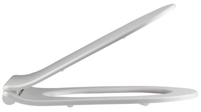 מושב אסלה נשלף אוניברסלי לבן SLIM